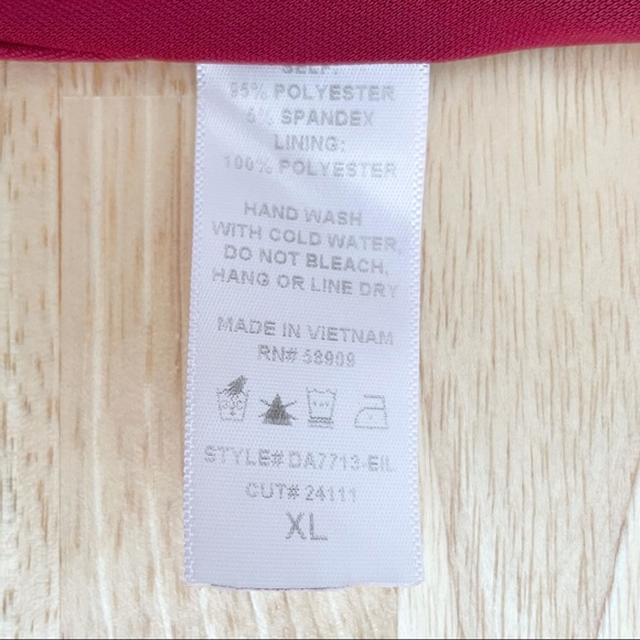 Copper Key Berry Velvet Stripe Dress - Picture 10 of 11